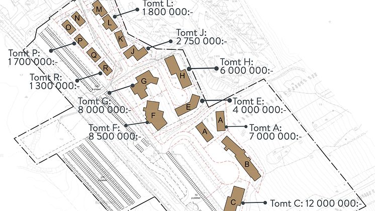 Fastighetskarta över Gondolbyn