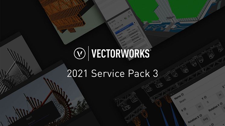 Vectorworks, Inc. Announces Unreal Engine Partnership and Service Pack 3 Release