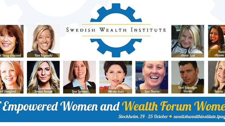 Empowered Women Event lockar världskända talare till Stockholm