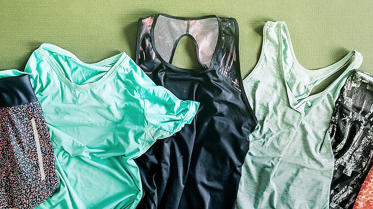 RISE och COWI utvecklar ny process för att återvinna sport- och underkläder av blandat syntetmaterial