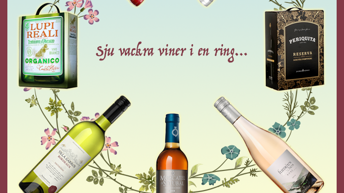 Sju vackra viner i en ring…  Fira MIDSOMMAR i gott sällskap!