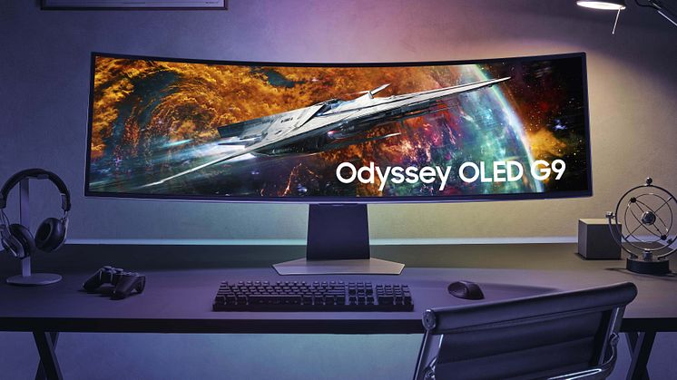  Samsung indleder en ny æra inden for OLED-gaming med den globale lancering af den nye Odyssey OLED G9