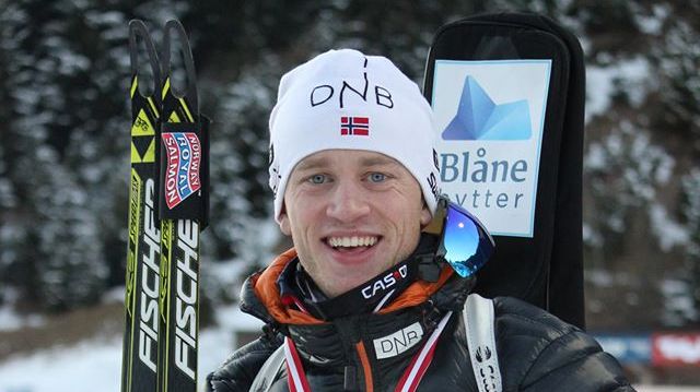 Tarjei Bø står over BMW IBU World Cup i Holmenkollen 