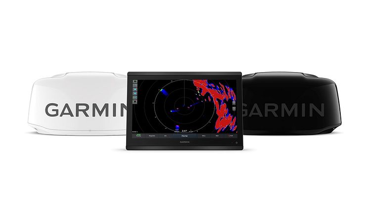 Für eine nahtlose Integration in jedes Boot: Die neuen Garmin Fantom-Radome sind in zwei Größen und Farben erhältlich.