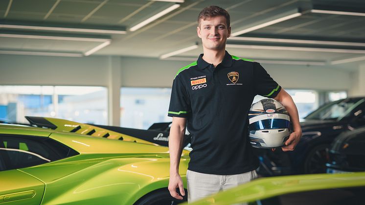 Lamborghini i Sverige och Danmark skickar Oliver Söderström i Super Trofeo Europe