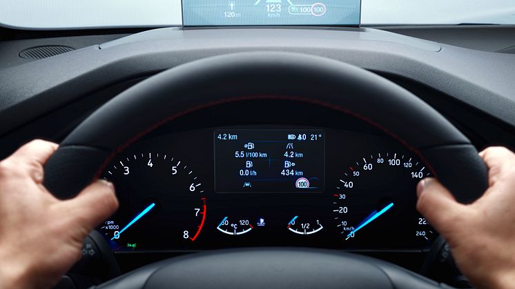 Ny Ford Focus ST-Line Heads-Up Display