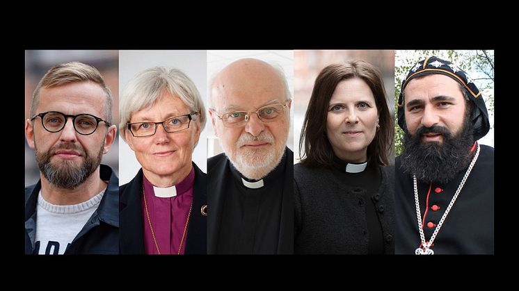 Sveriges kristna råds presidium som nu inleder samtal med alla partiledare.