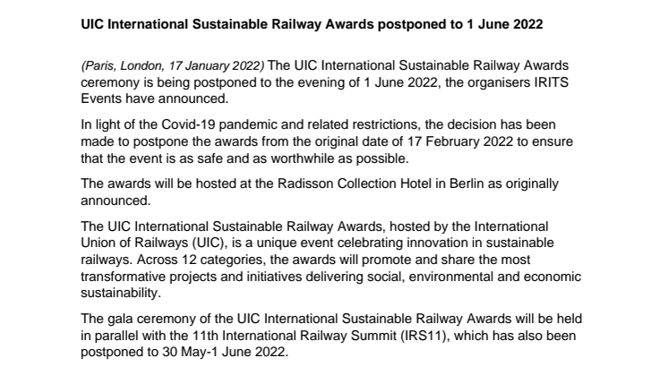 UIC International Sustainable Railway Awards postponed to 1 June 2022.pdf