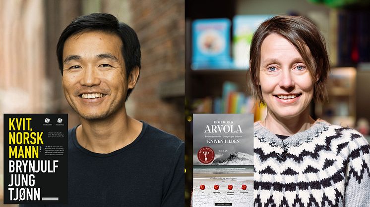  Ingeborg Arvola og Brynjulf Jung Tjønn er denne uken nominerte til både Kritikerprisen for beste voksenbok og Ungdommens kritikerpris.