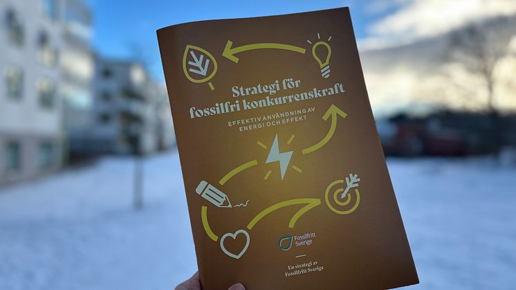 Idag, den 3 februari, överlämnar Fossilfritt Sverige rapporten "Strategi för fossilfri konkurrenskraft" till regeringen. Kraftringen är en av de företag och organisationer som står bakom rapporten. Bild: Fossilfritt Sverige.