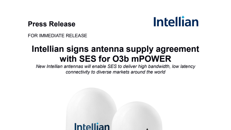 8th October 2021 - Intellian - SES partnership Press Release.pdf