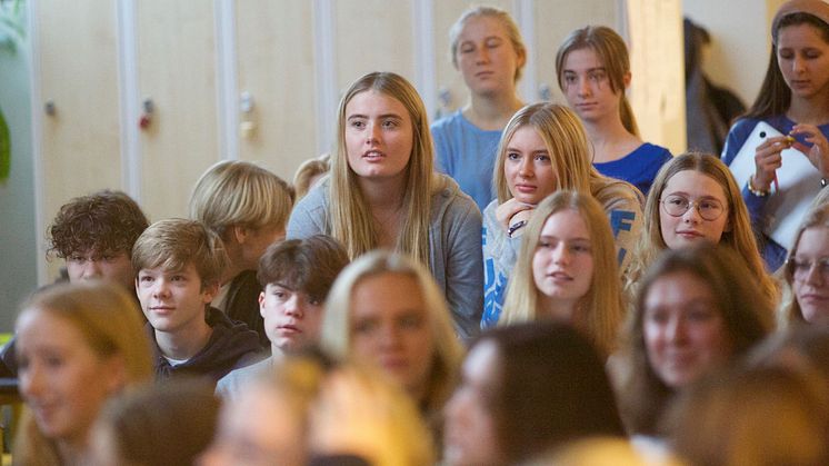 Elever på Carlssons skola, foto: Sebastian Bakai