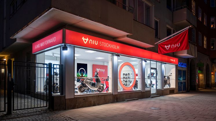 NIU opens world’s first unmanned store for passenger vehicles – in Sweden