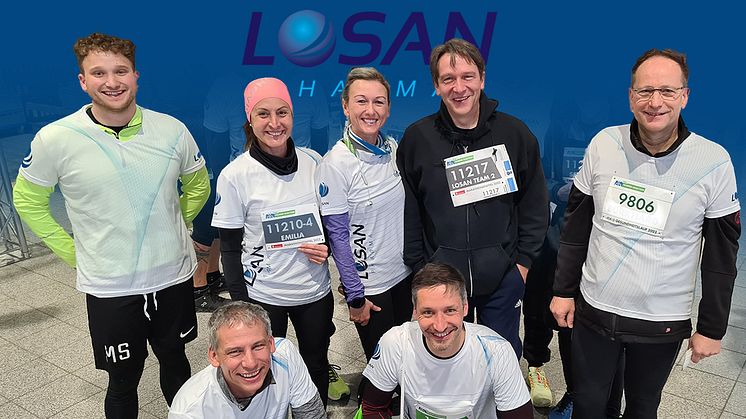 Unser Losan Team beim Freiburg Marathon 2022