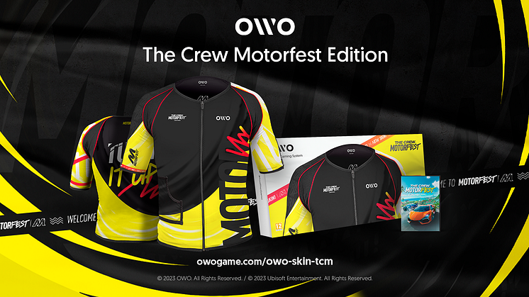 OWO Haptic Gaming Suit x The Crew™ Motorfest makes every race feel like reality later this year
