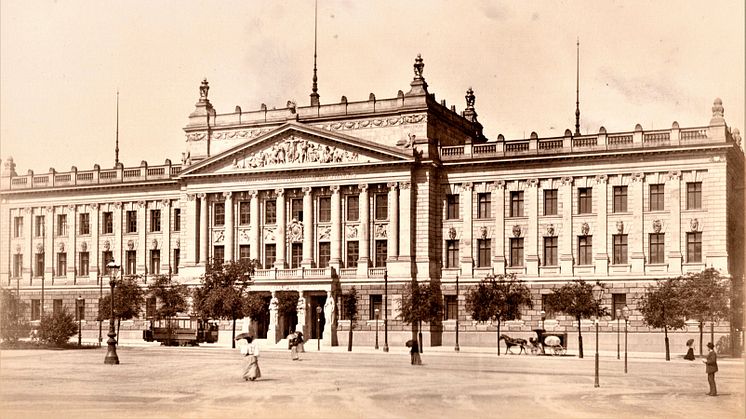 Das Augusteum Leipzig nach seiner Umgestaltung Ende des 19. Jahrhunderts - Foto: Julius Berndt