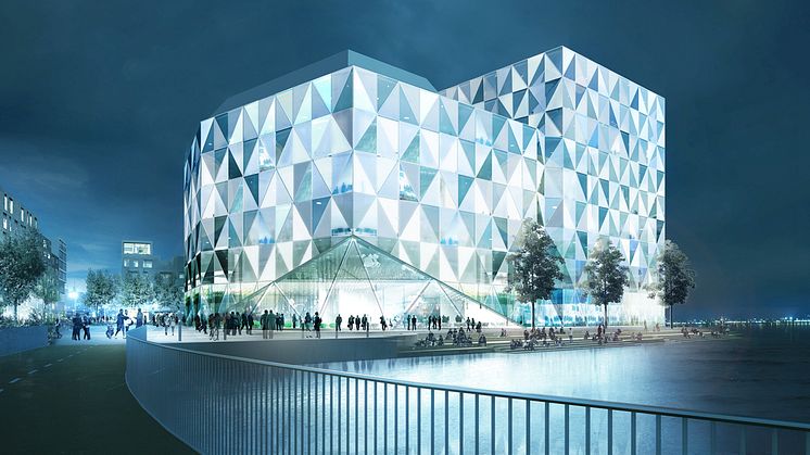 Prisma blir Helsingborgs nya stadsikon - mitt i den nya hållbara stadsdelen Oceanhamnen.