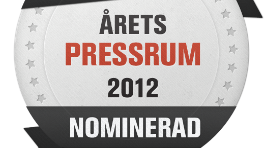 Nominerade till Årets Pressrum 2012