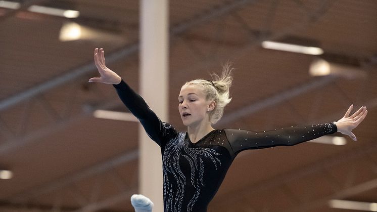 Ida Staafgård från GK-Motus Salto vann tre grenguld 