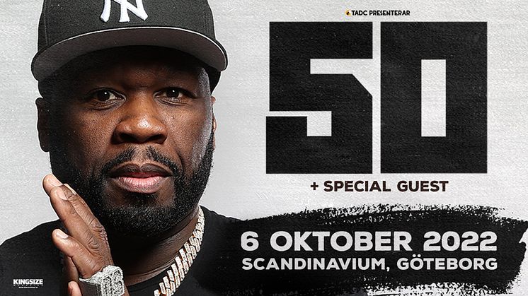 50 Cent kommer till Scandinavium den 6 oktober 2022