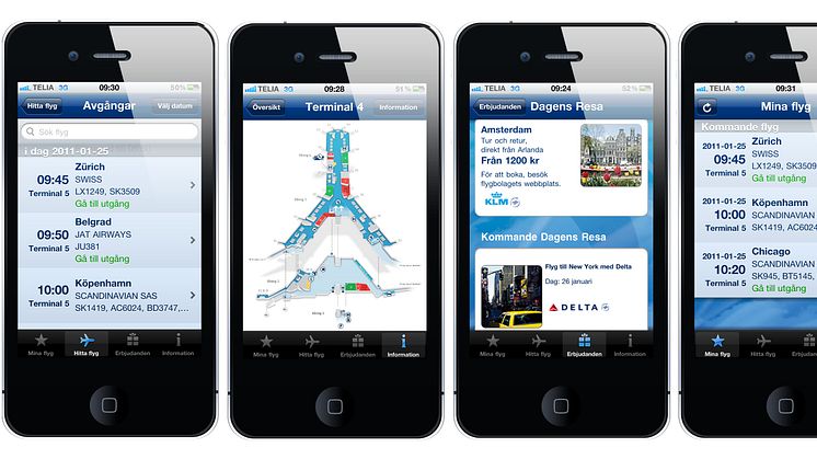 Arlanda lanserar iPhone-applikation