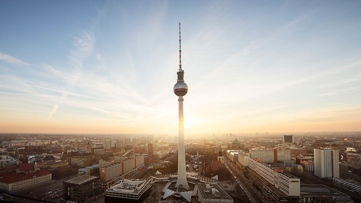 Det berömda TV-tornet i Berlin. Foto: Getty Image.
