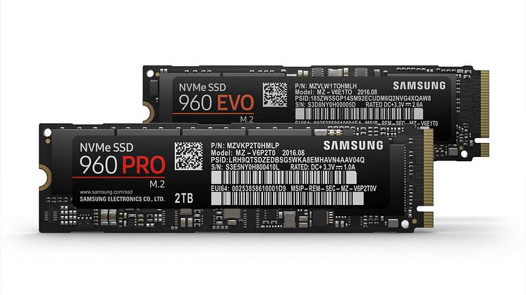 960 PRO & EVO SSD