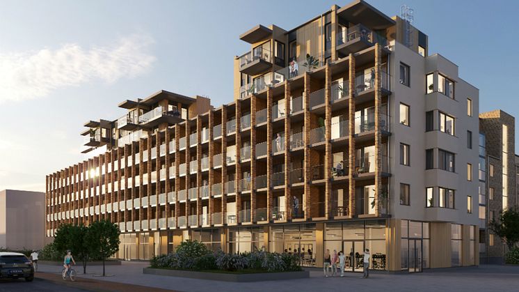 Brf Murgrönan innehåller attraktiva bostadsrätter med modern arkitektur och material av hög kvalitet i Kungälv.