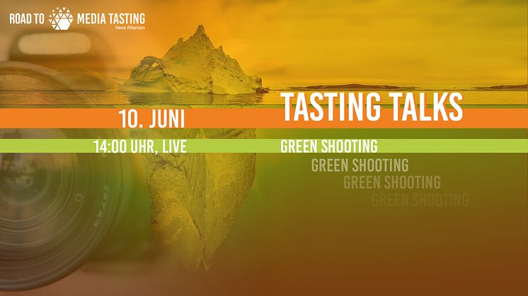 Eine halbe Stunde Inspiration, die sich lohnt: Der Tasting Talk am 10. Juni gibt einen ersten Vorgeschmack auf das Thema "Nachhaltige TV- und Filmproduktion".