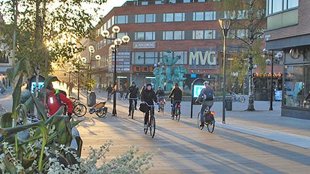 Umeå är en bra cykelstad 