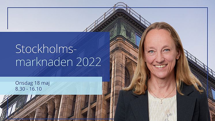 Karin Witalis, Head of Research på Colliers deltar som talare på seminariet Stockholmsmarknaden 2022.
