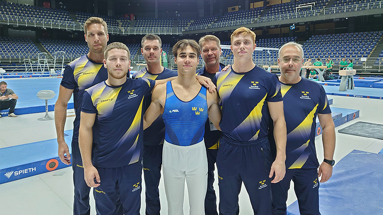 Fin VM-insats av de svenska herrarna i artistisk gymnastik