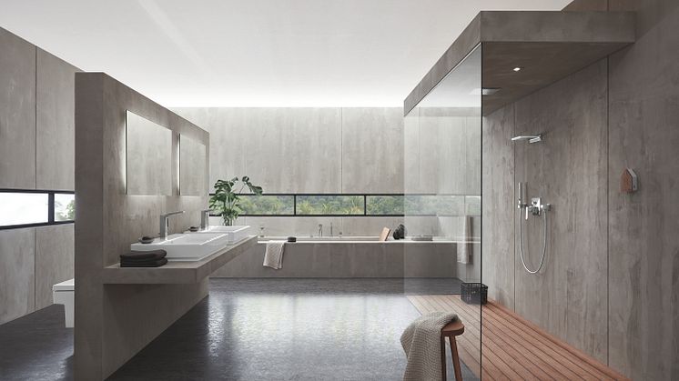 GROHE lancerer nu SPA som et nyt subbrand med en række produkter, der kan medvirke til personlig afslapning og øge komforten i ​​private badeværelser