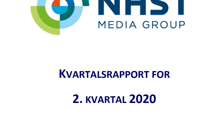 NHST Media Group - Kvartalsrapport 2.kvartal 2020