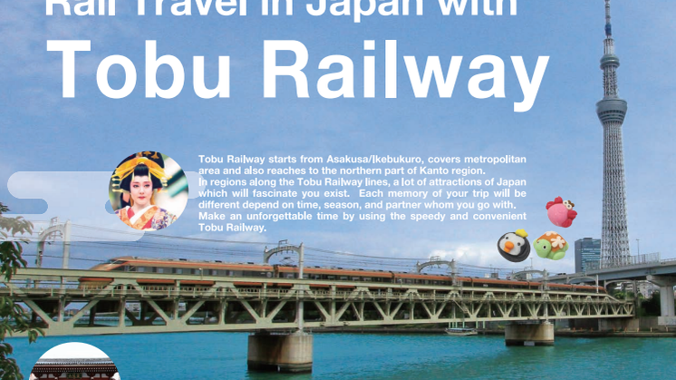 [ENGLISH] Rail Travel in Japan with Tobu Railway (Guidebook)