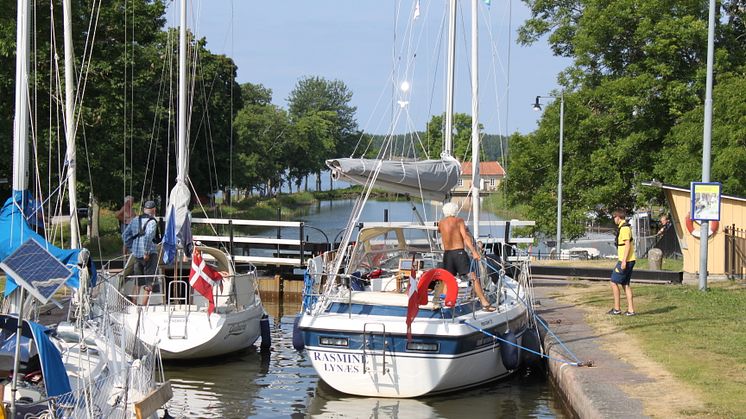 Näringsministern besöker Göta kanal den 26 juni.