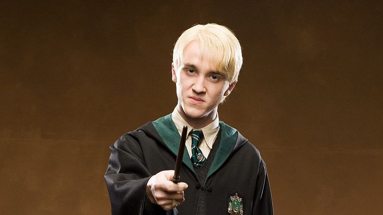 Tom Felton som Draco Malfoy i Harry Potter