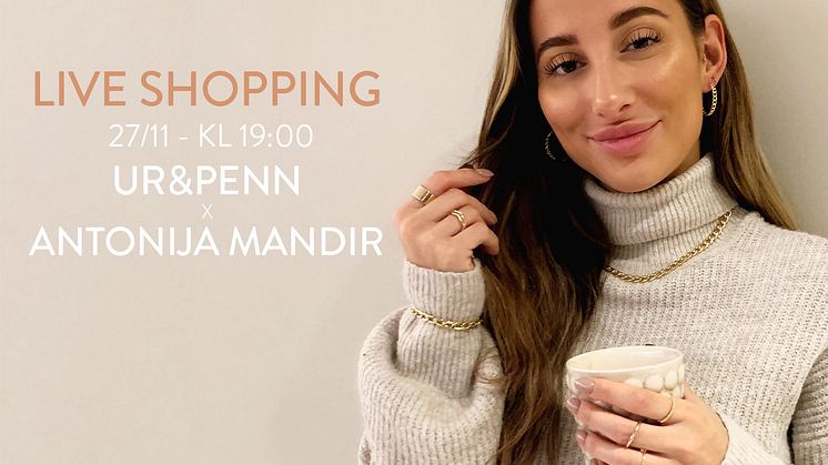Live shopping med Antonija Mandir