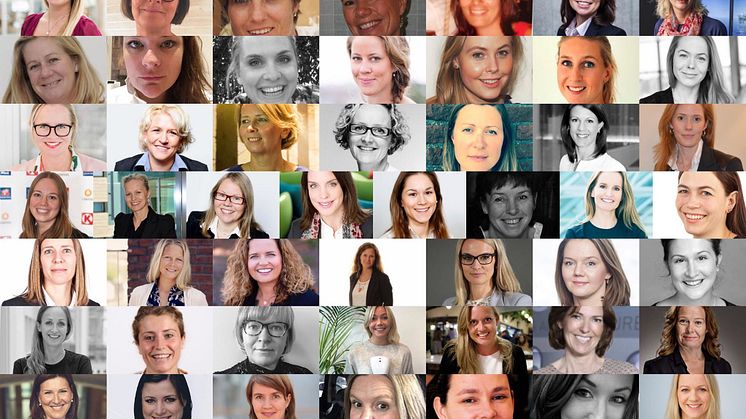 50 kvinner i tech - bildemontasje