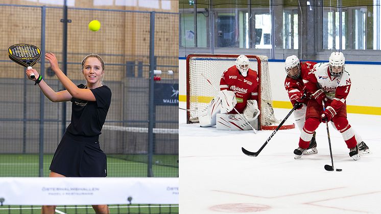 Padel och hockey på schemat på Hulebäcksgymnasiet i Mölnlycke