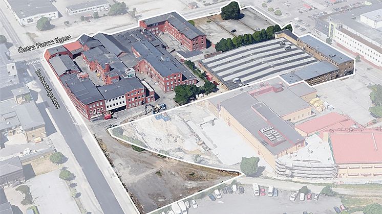 En ny detaljplan ska tas fram för fastigheten Spiralen 6 med flera på Norra Sorgenfri. Illustration: Malmö stad