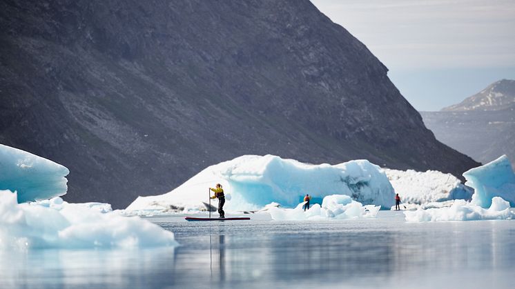 Nuuk Excursion - Nuuk Adventure Paddleboarders. Photo - Peter Lindstrom , Visit Greenland