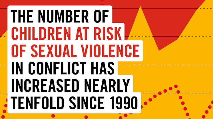 1 av 6 barn som lever i krigszon riskerar att utsättas för sexuellt våld