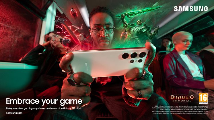 Samsung Europe samarbetar med Activision Blizzard EMEA i kampanjen Embrace Your Game