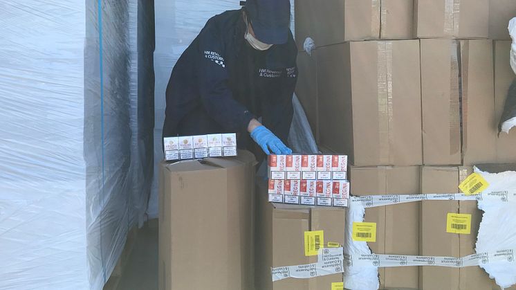 Eight million cigarettes seized in cross border operation