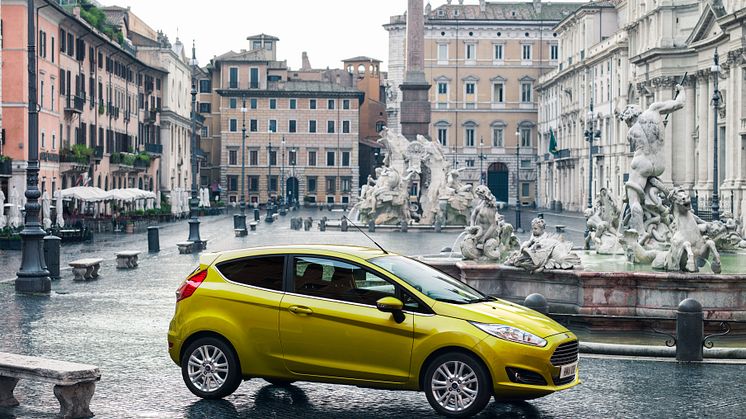 Ford selger en Fiesta hvert 2. minutt: Ford Fiesta er mest solgte småbil i Europa.