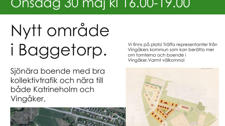 Nu visar vi nytt villaområde i Vingåker