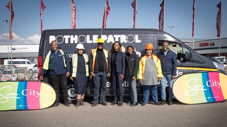 Road to Sun City gets a plug from the Pothole Patrol