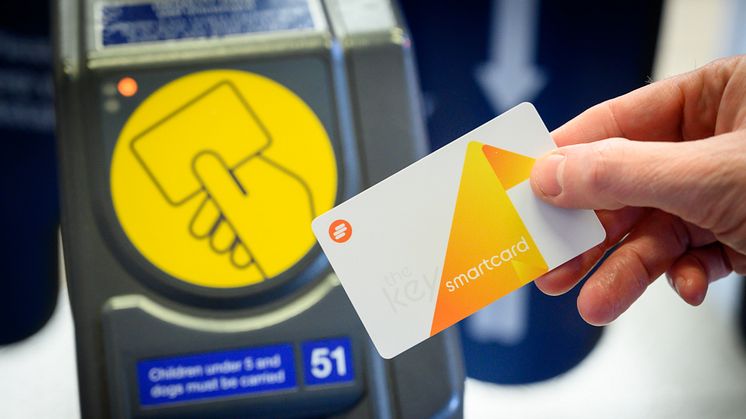 The key smartcard - now available available for free at all ticket offices 3