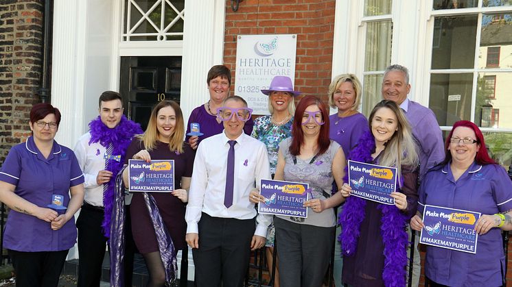 ​Heritage Healthcare set to Make May Purple for the Stroke Association